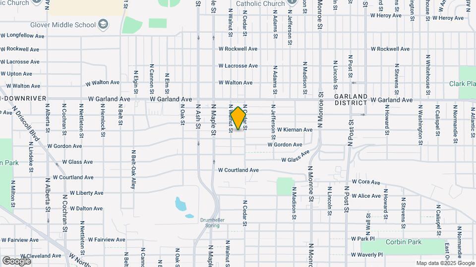 1414 W Gordon Ave Map and Location Details