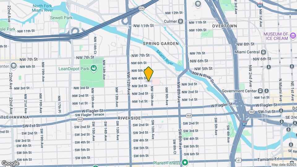 1021 NW 3rd St Mapa y Detalles de la Ubicación