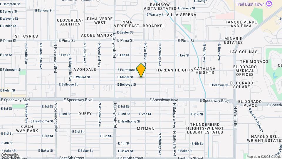 5644 E Mabel St Map and Location Details