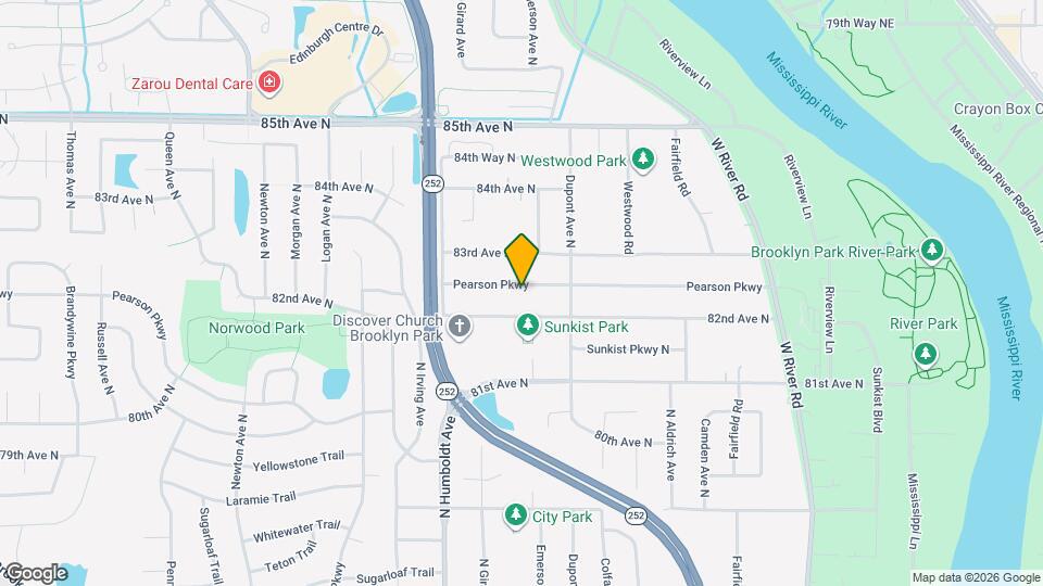 1209 Pearson Pkwy Map and Location Details