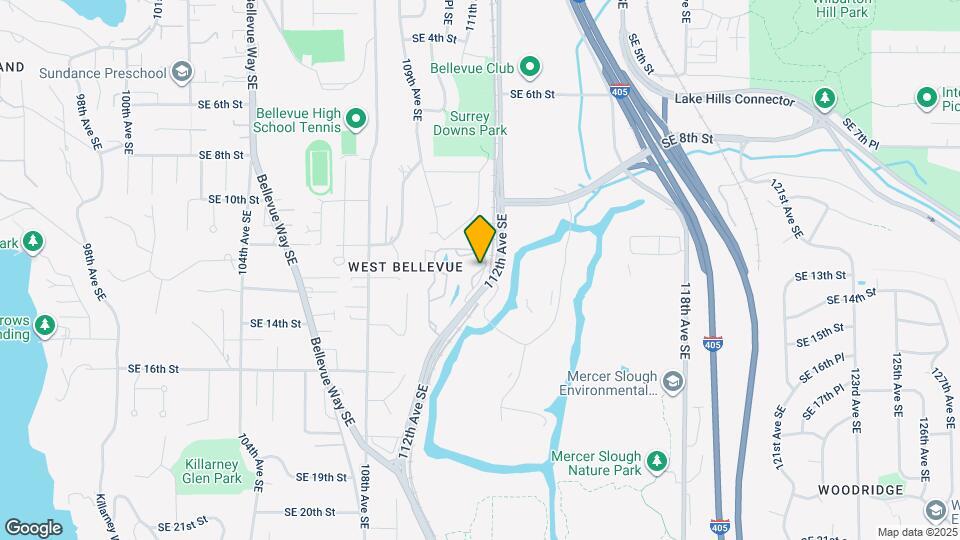 1109 Bellefield Park Ln Map and Location Details