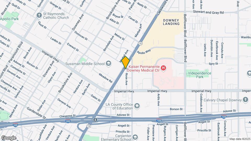 12408 Lakewood Blvd Map and Location Details