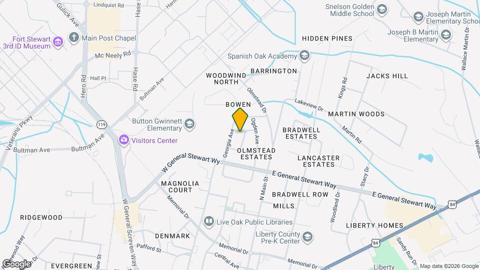 607 Caroline St Map and Location Details