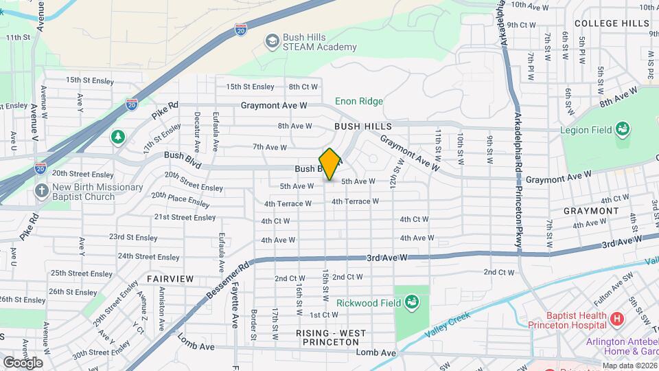 1421 5th Ave W Map and Location Details