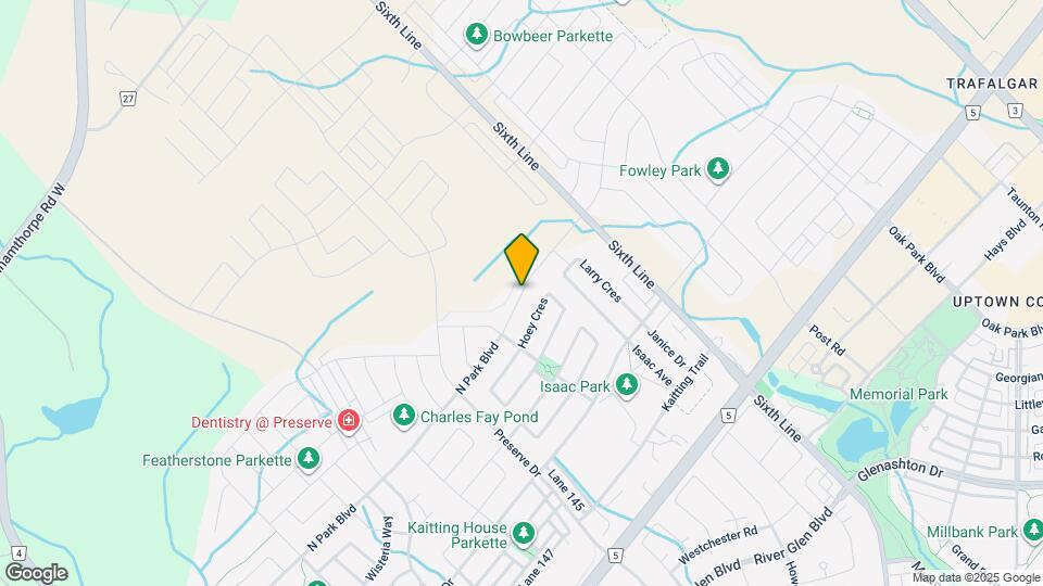 53 N Park Blvd Map and Location Details