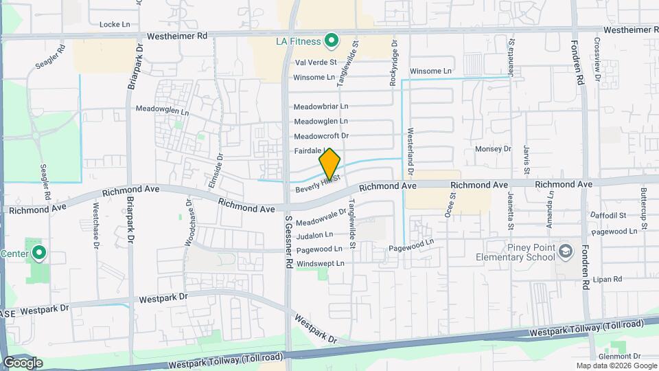 9619 Beverly Hill St Map and Location Details