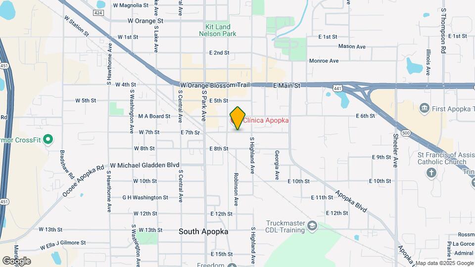 Apopka Townhouse Villas Map and Location Details