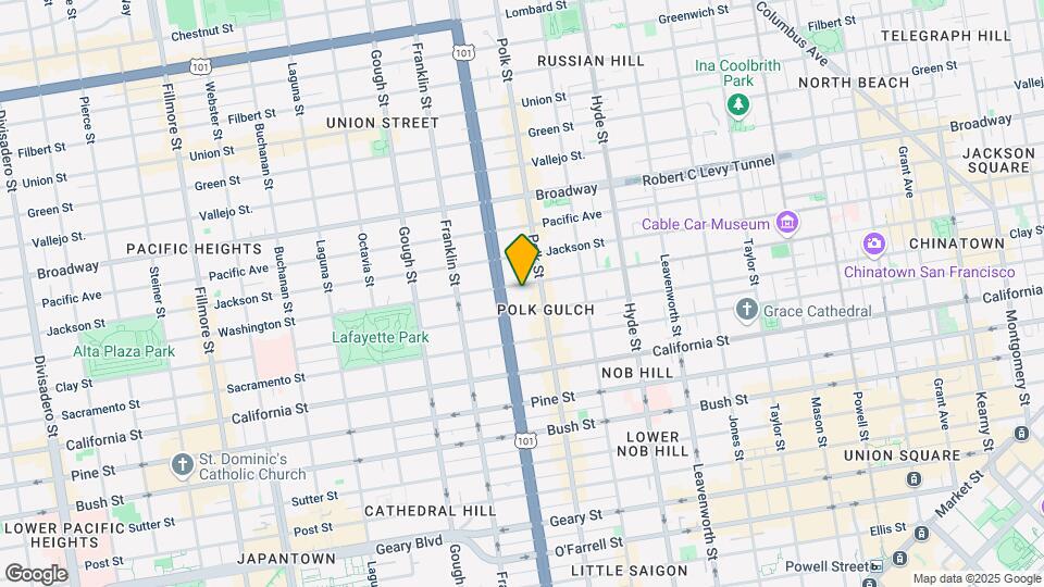 1753 Washington St Map and Location Details