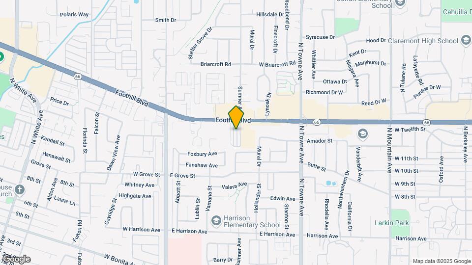 Foothill Mobile Home Park Map and Location Details