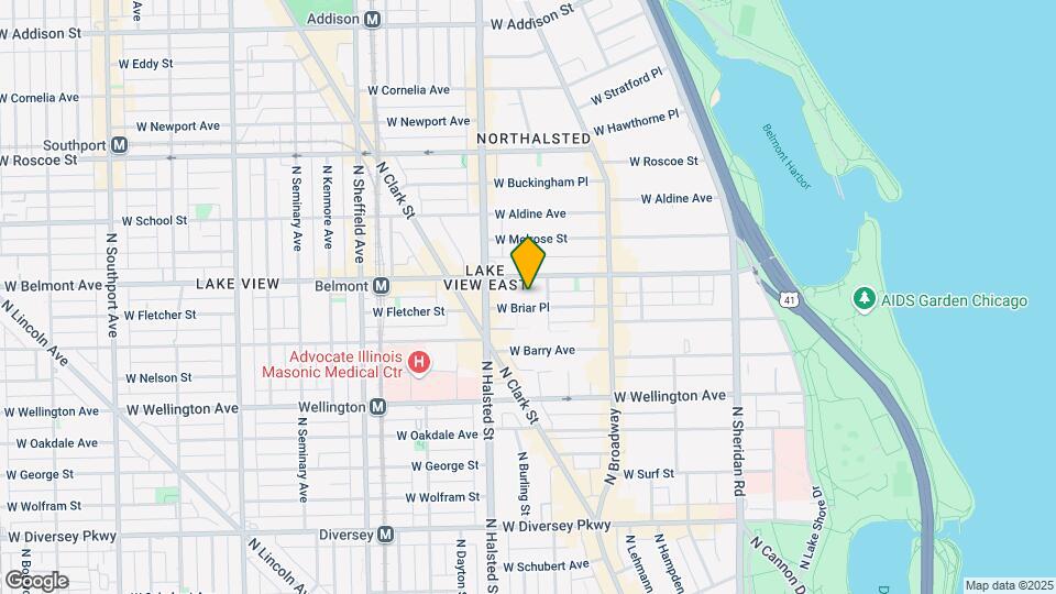 716 W Briar Pl Mapa y Detalles de la Ubicación