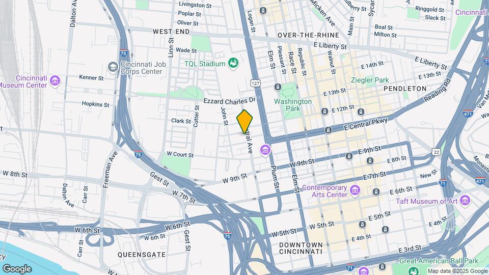 1039 Central Ave Map and Location Details