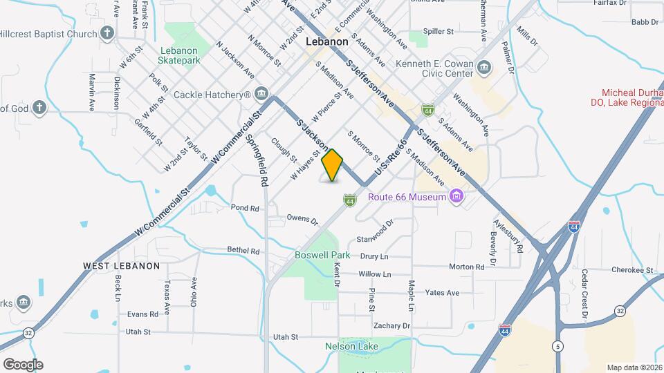 407 Beckett St Map and Location Details