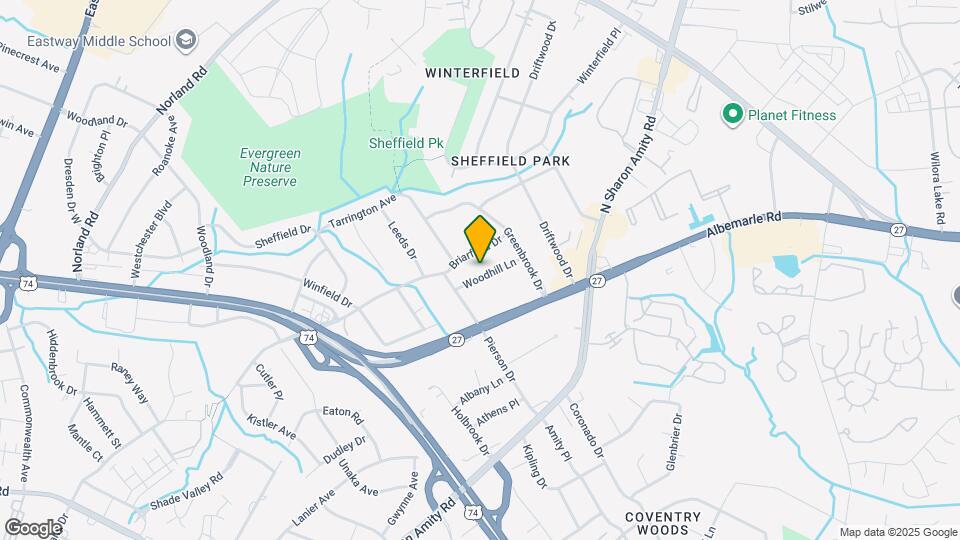 1431 Woodhill Ln Map and Location Details