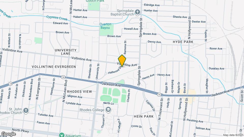 2115 Hallwood Dr Map and Location Details