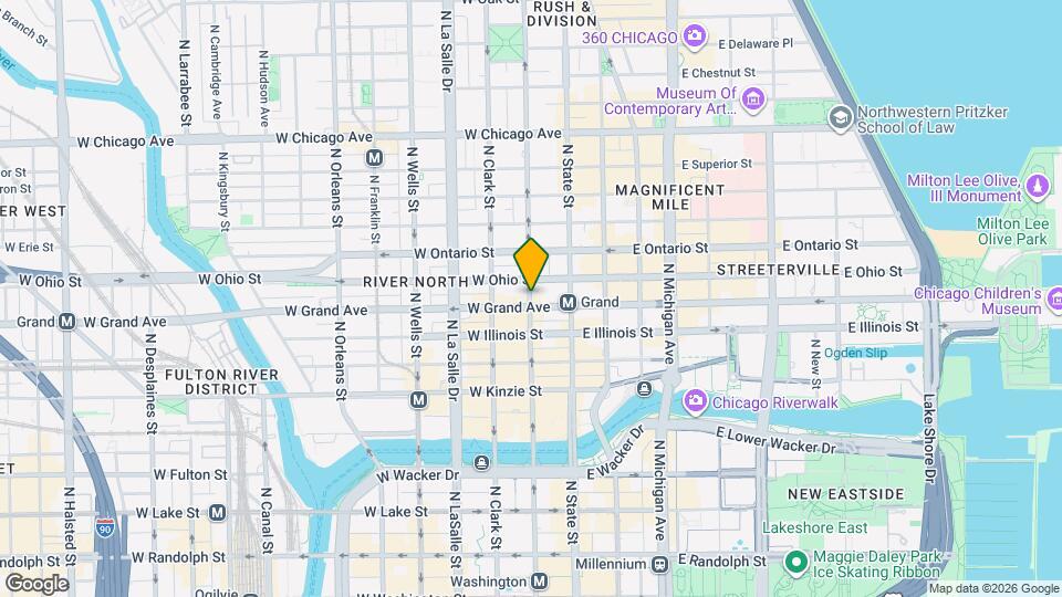 547 N Dearborn St Mapa y Detalles de la Ubicación