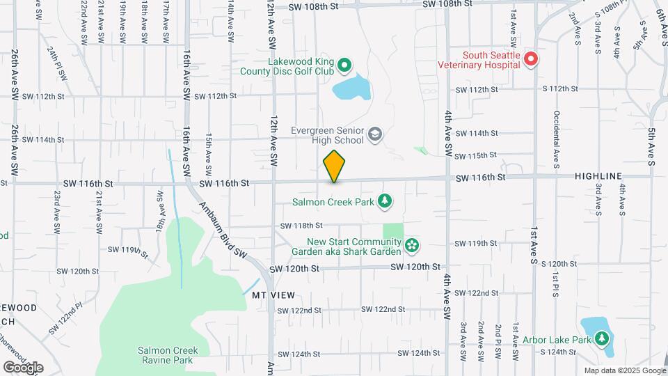 843 SW 116th St Map and Location Details