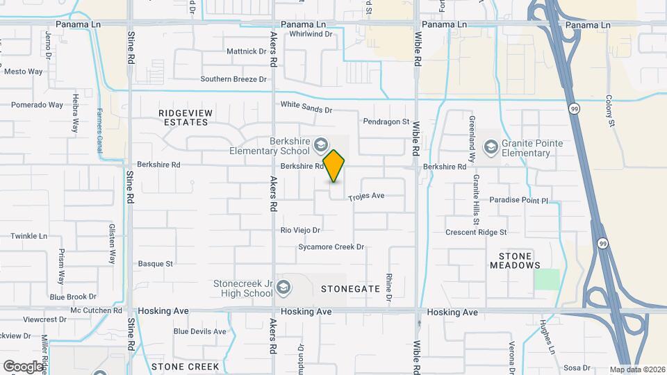 7322 Cupio St Map and Location Details