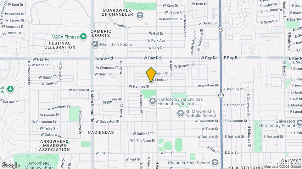 628 W Ivanhoe St Map and Location Details