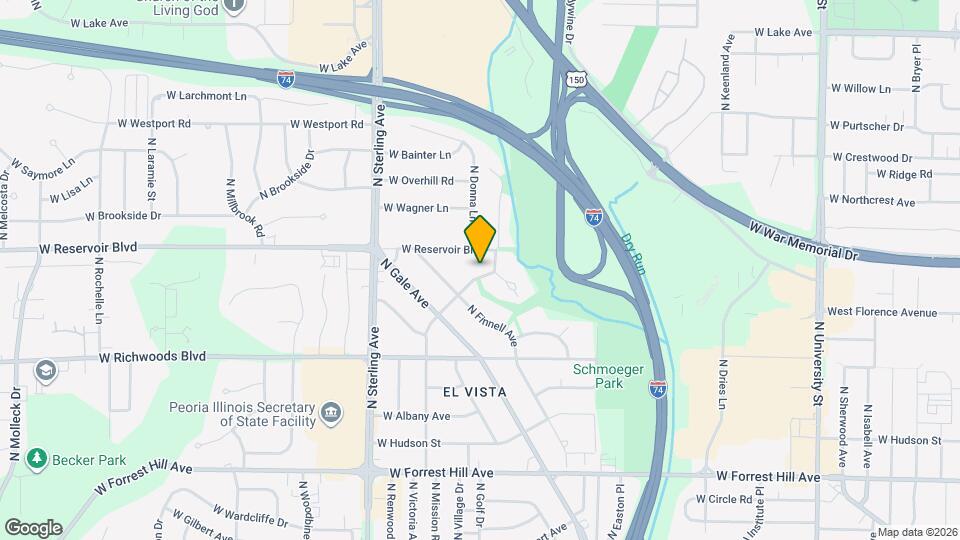 3629 North Leroy Avenue Map and Location Details