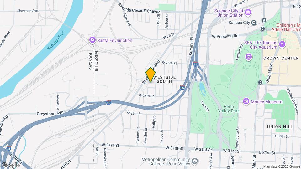 1211 W 27th St Map and Location Details