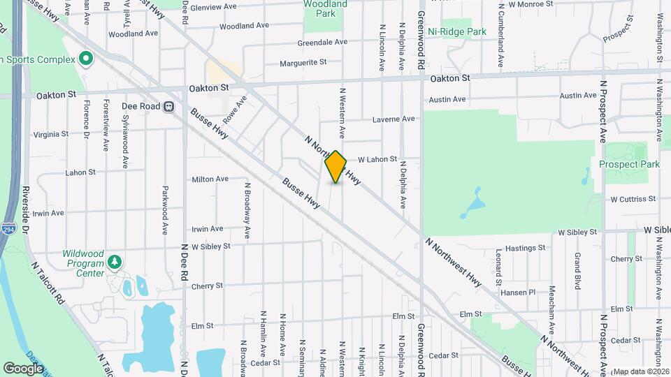720 N Western Ave Map and Location Details