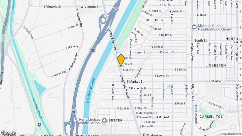 5512 N Long Beach Blvd Map and Location Details