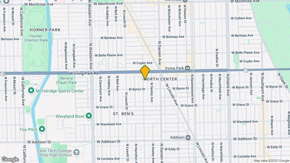 3923 N Hoyne Ave Mapa y Detalles de la Ubicación