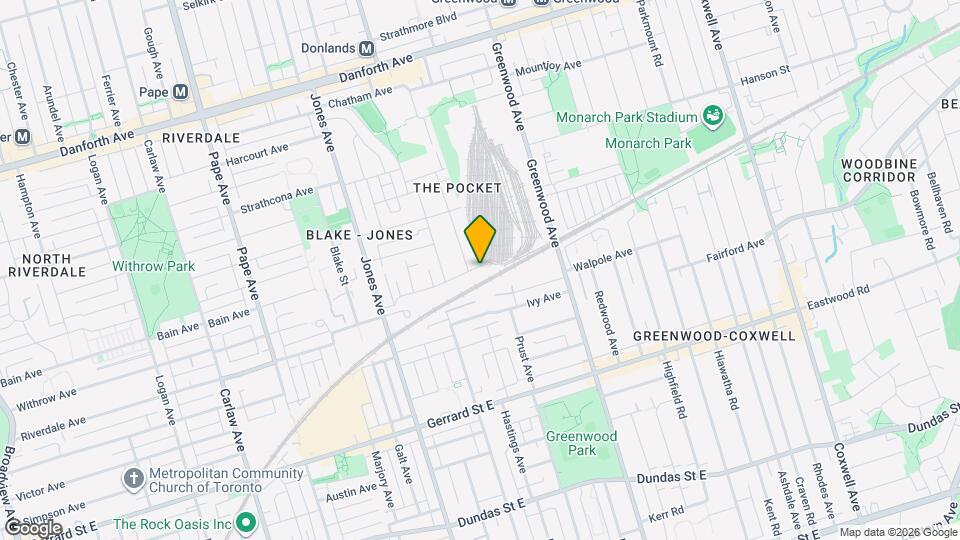 157 Boultbee Ave Map and Location Details