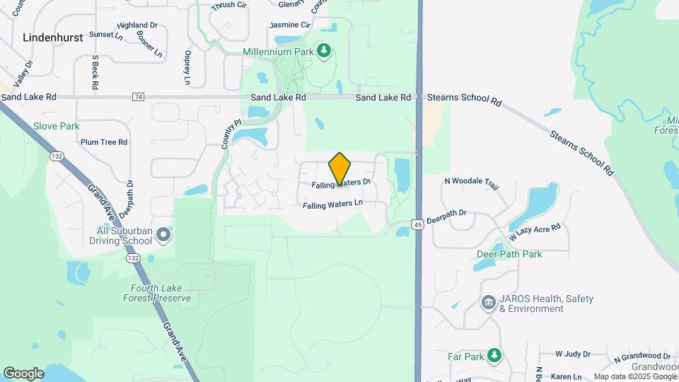 2903 Falling Waters Dr Map and Location Details