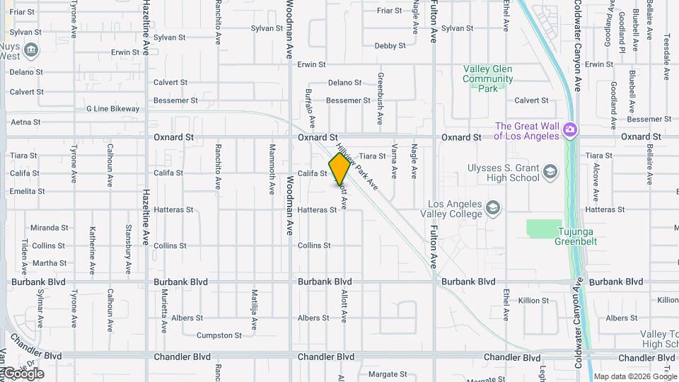 5833 Allott Ave Map and Location Details