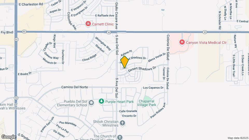 5276 Cedar Springs Dr Map and Location Details