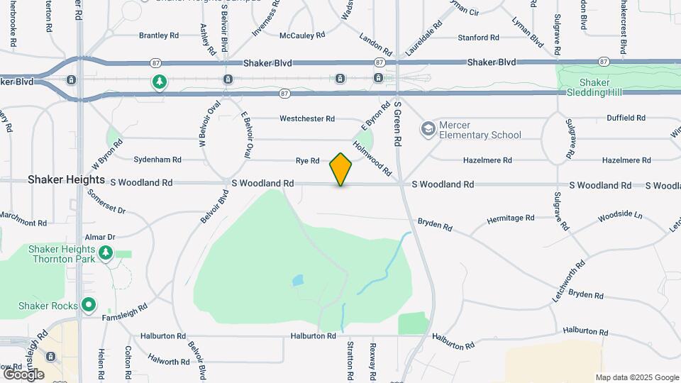 22400 S Woodland Rd Map and Location Details