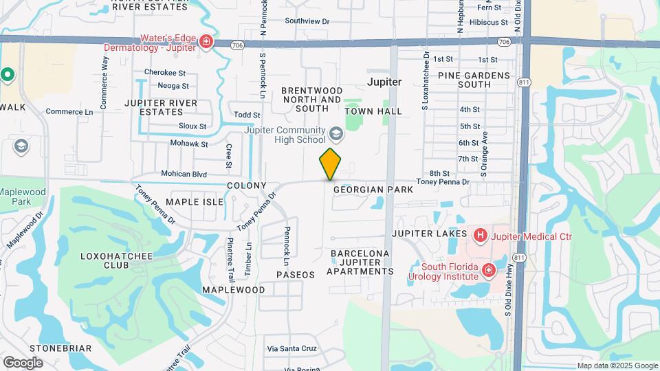 416 Georgian Park Dr Map and Location Details