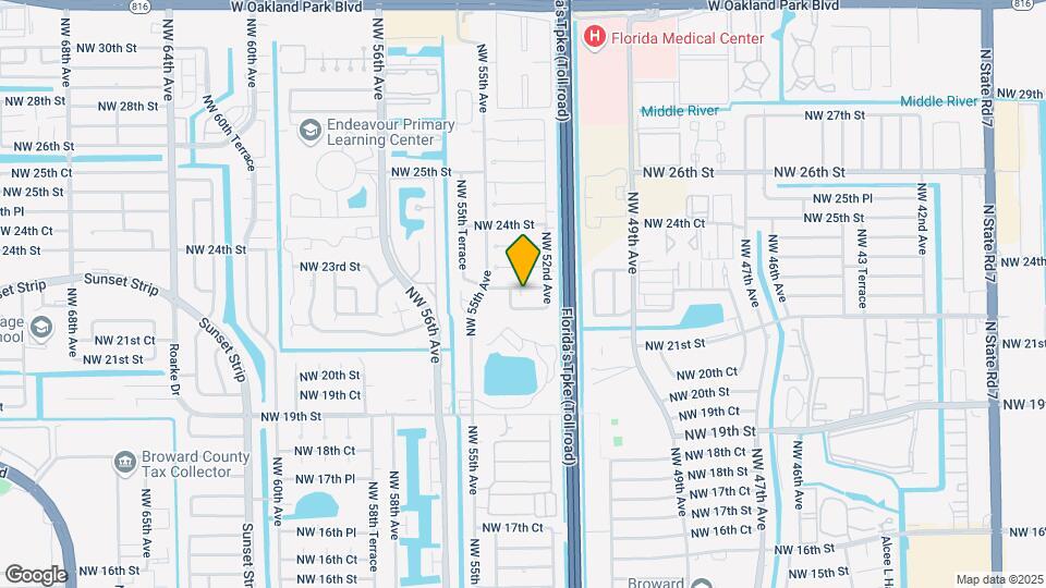 5304 NW 22nd St Map and Location Details