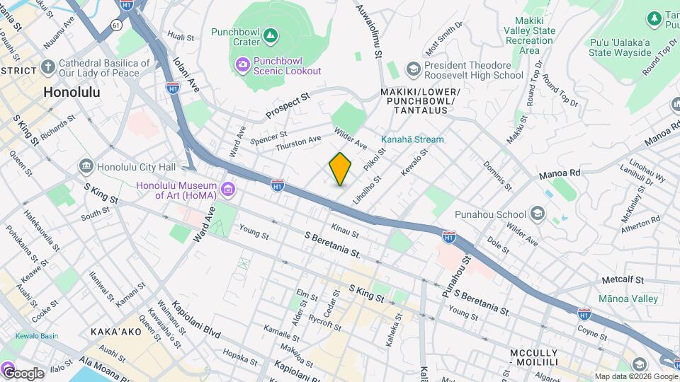 1155 Hassinger St Map and Location Details