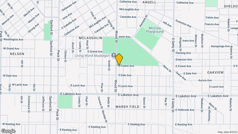419 E Forest Ave Mapa y Detalles de la Ubicación