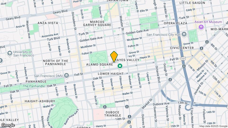 945 Hayes St Map and Location Details