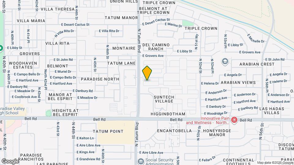 4827 E Village Dr Map and Location Details