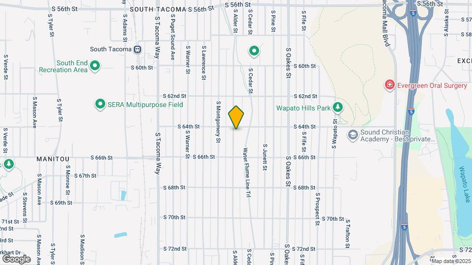 6405 S Alder St Map and Location Details