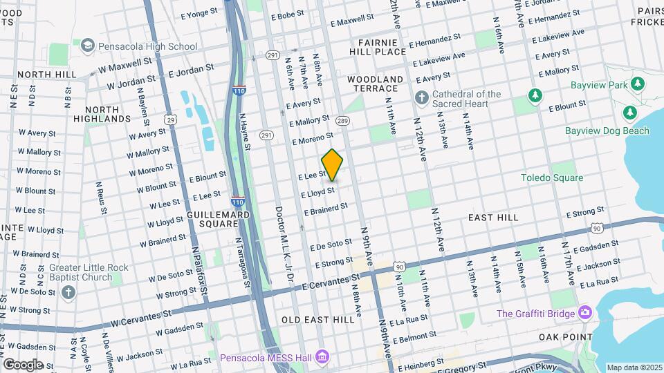 1303 N 8th Ave Map and Location Details