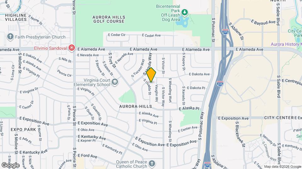 406 S Uvalda St Mapa y Detalles de la Ubicación