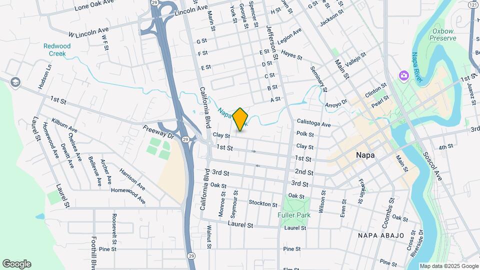 2230 Clay St Map and Location Details