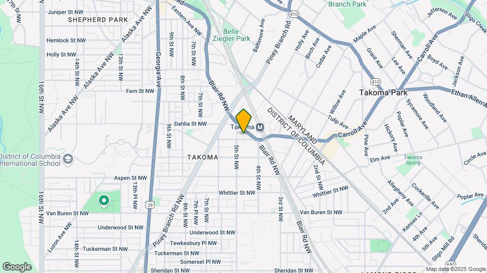 415 Cedar St NW Map and Location Details