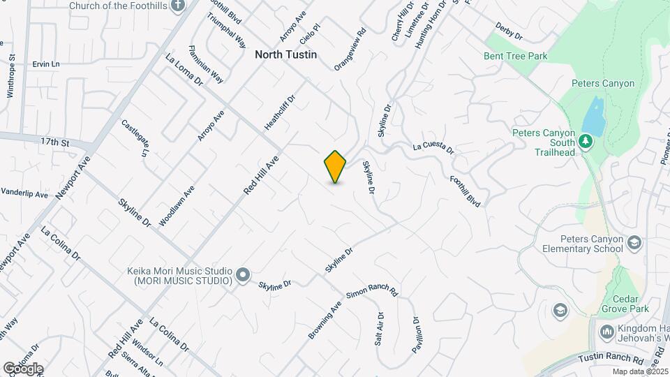1731 La Loma Dr Map and Location Details