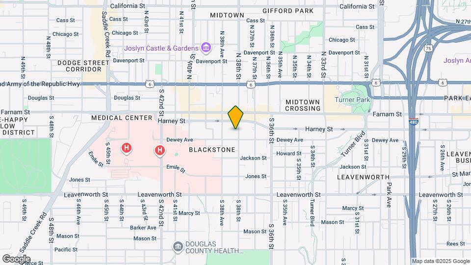 420 S 38th St, Unit #3 Map and Location Details