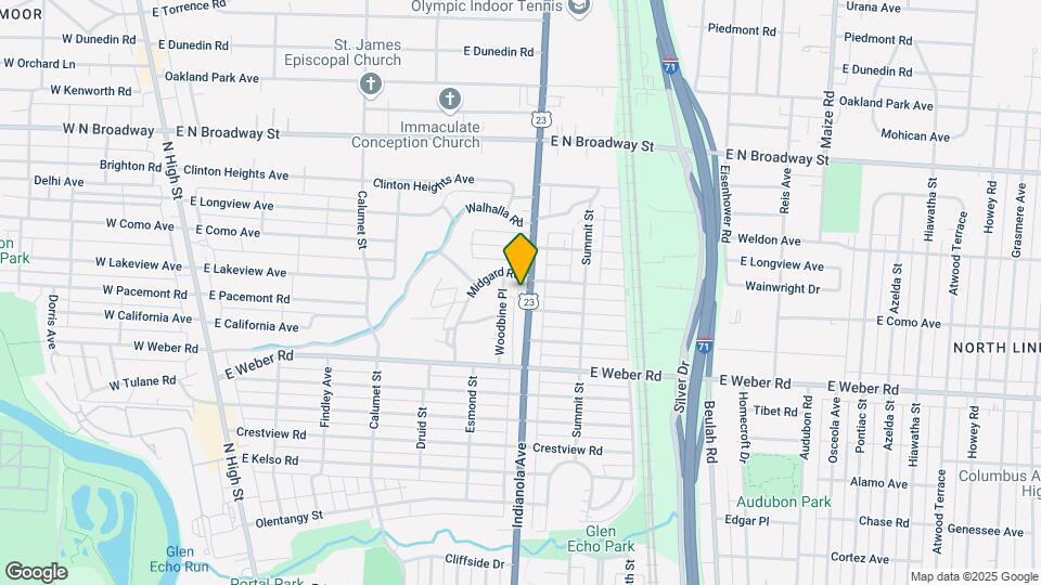 3081 Indianola Ave Map and Location Details