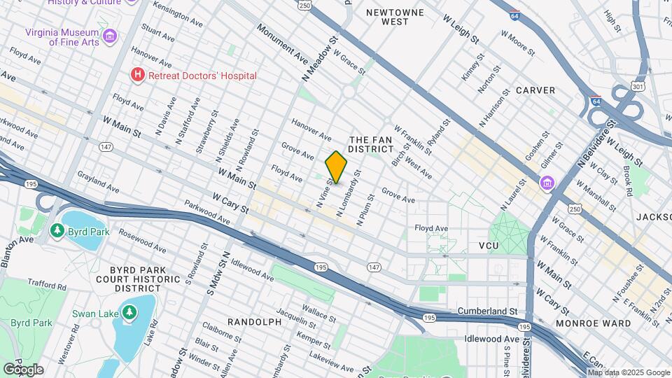 1614 Floyd Ave Map and Location Details