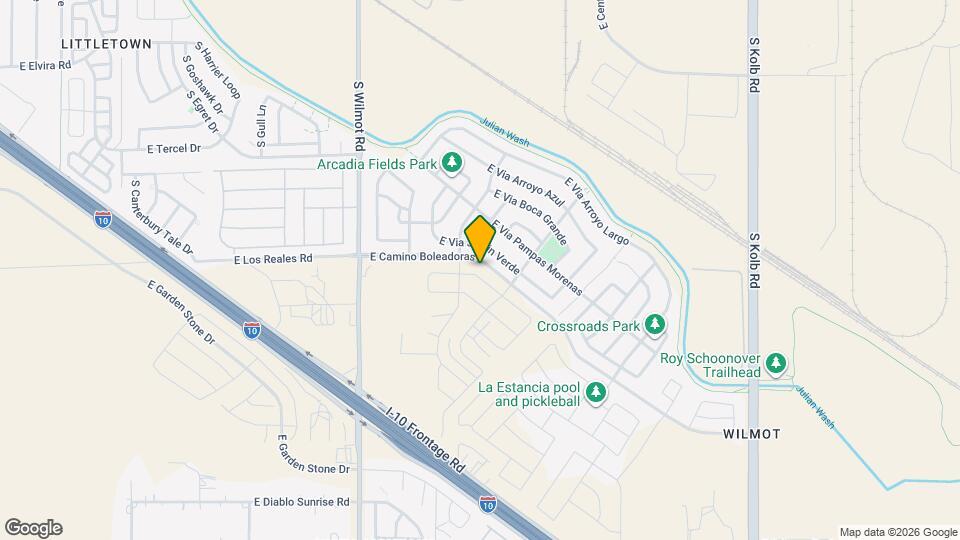 6525 E Paseo Alga Mapa y Detalles de la Ubicación