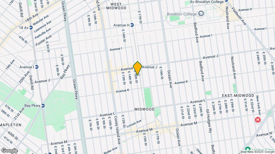 1045 E 15th St Mapa y Detalles de la Ubicación