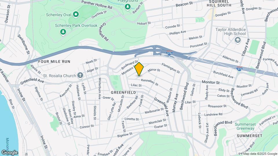 849 Kennebec St Map and Location Details